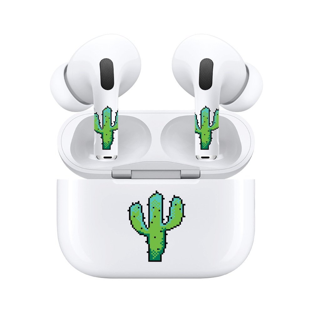AirSkins - Compatible For AirPods 3 Earbuds & Case Cactus Headphone Skin