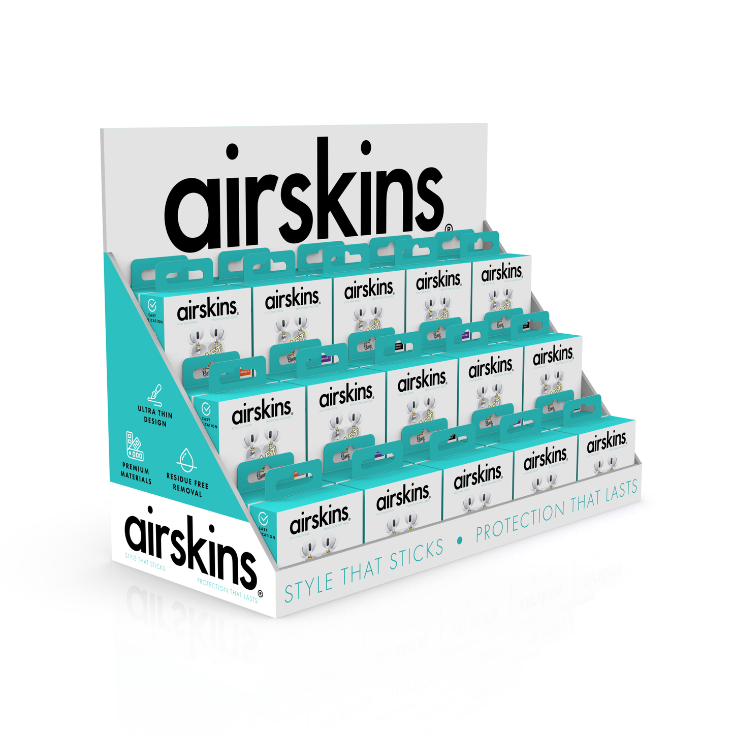 AirSkins - Compatible For AirPods Pro & AirPods Pro 2 Earbuds & Case, Leopard Print Lips Headphone Skin