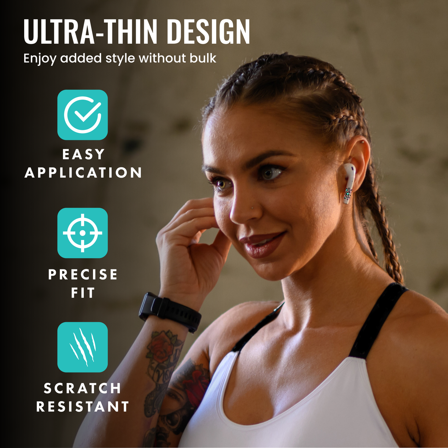 AirSkins - Compatible For AirPods 3 Earbuds & Case Alien Headphone Skin