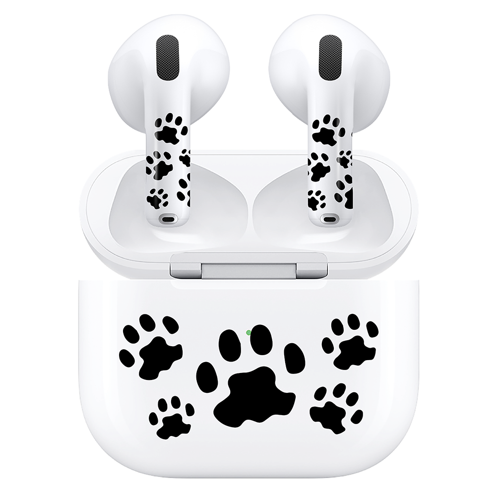 AirSkins - Compatible For AirPods 4 Earbuds & Case, Paws Headphone Skin