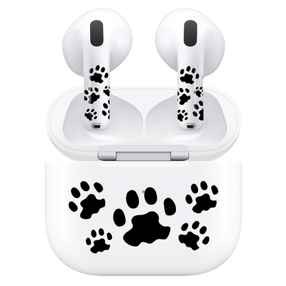 AirSkins - Compatible For AirPods 4 Earbuds & Case, Paws Headphone Skin