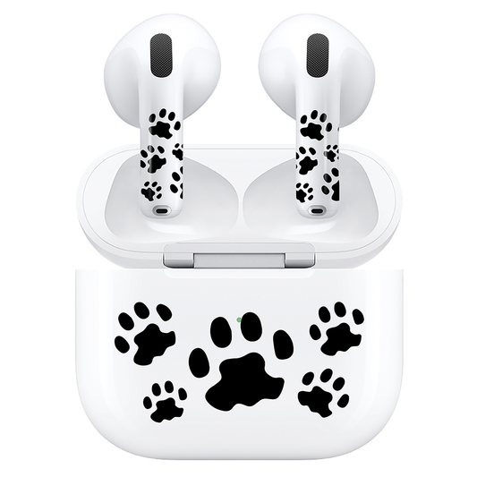 AirSkins - Compatible For AirPods 4 Earbuds & Case, Paws Headphone Skin