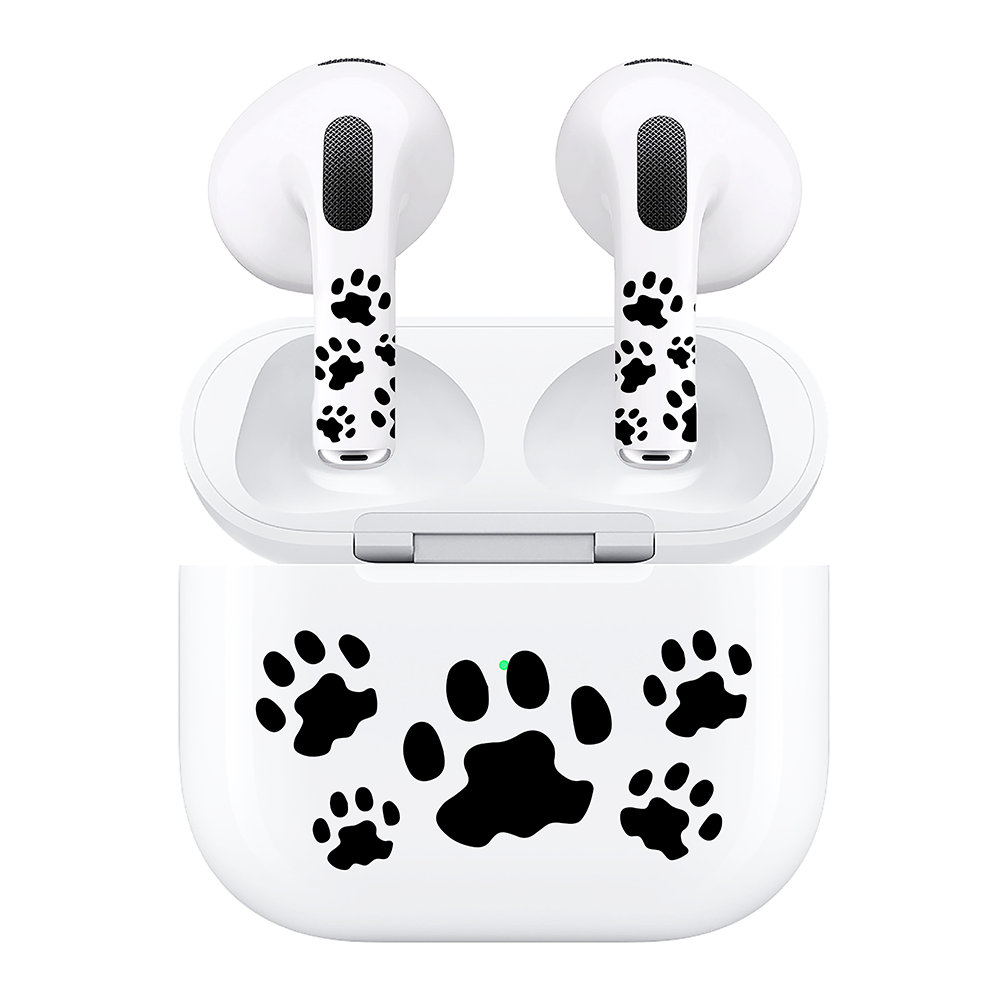 AirSkins - Compatible For AirPods 3 Earbuds & Case, Paws Headphone Skin