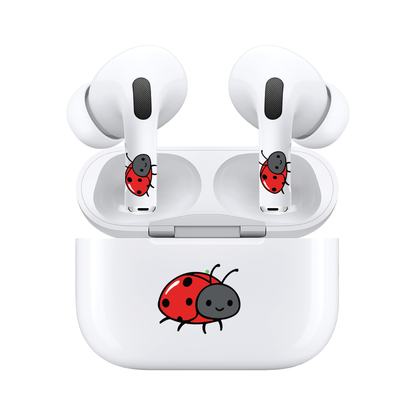 AirSkins - Compatible For AirPods 3 Earbuds & Case, Ladybug Headphone Skin