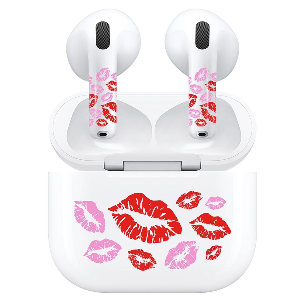 AirSkins - Compatible For AirPods 4 Earbuds & Case, Lips Headphone Skin