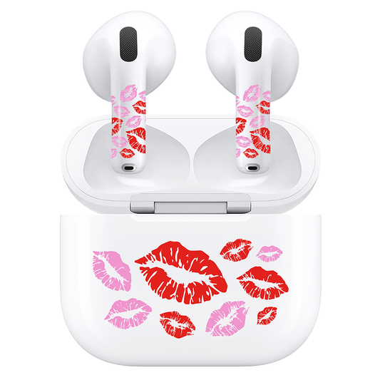 AirSkins - Compatible For AirPods 4 Earbuds & Case, Lips Headphone Skin