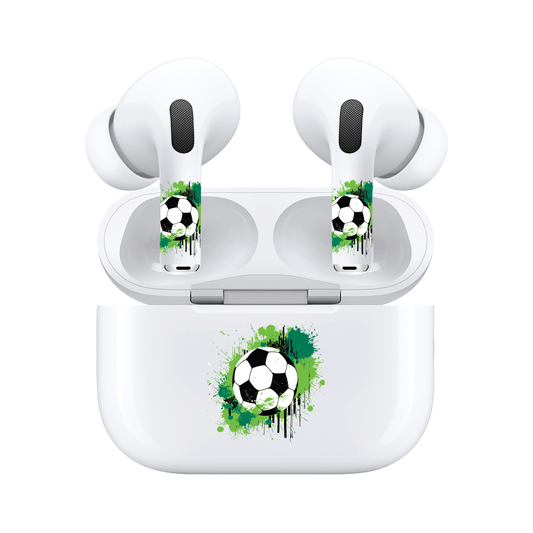 AirSkins - Compatible For AirPods 3 Earbuds & Case, Soccer Ball Headphone Skin