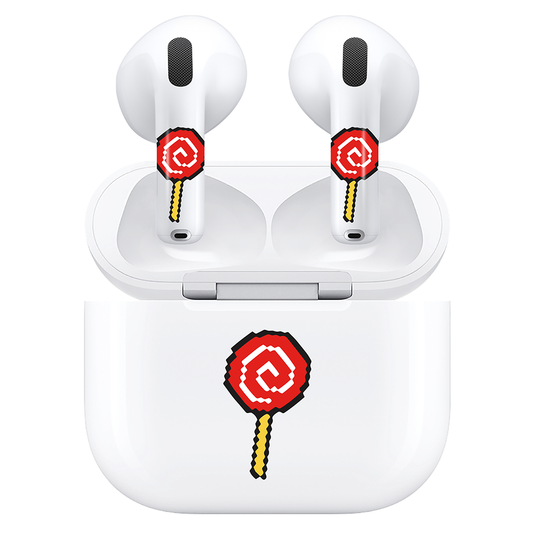 AirSkins - Compatible For AirPods 4 Earbuds & Case, Lolipop Headphone Skin