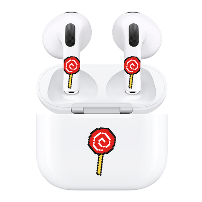 AirSkins - Compatible For AirPods 3 Earbuds & Case, Lolipop Headphone Skin