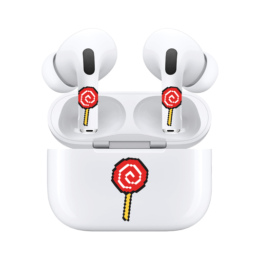 AirSkins - Compatible For AirPods 3 Earbuds & Case, Lolipop Headphone Skin