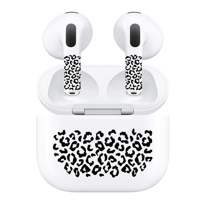 AirSkins - Compatible For AirPods 3 Earbuds & Case, Leopard Print Headphone Skin