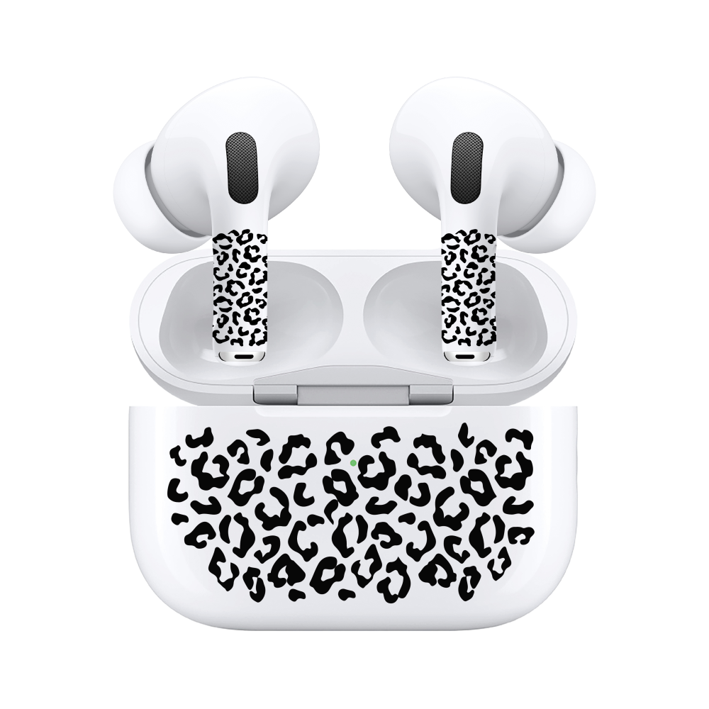 AirSkins - Compatible For AirPods 3 Earbuds & Case, Leopard Print Headphone Skin