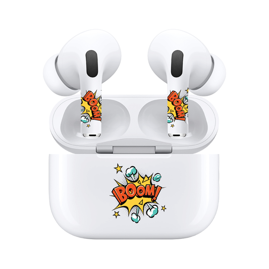 AirSkins - Compatible For AirPods 3 Earbuds & Case BOOM Headphone Skin