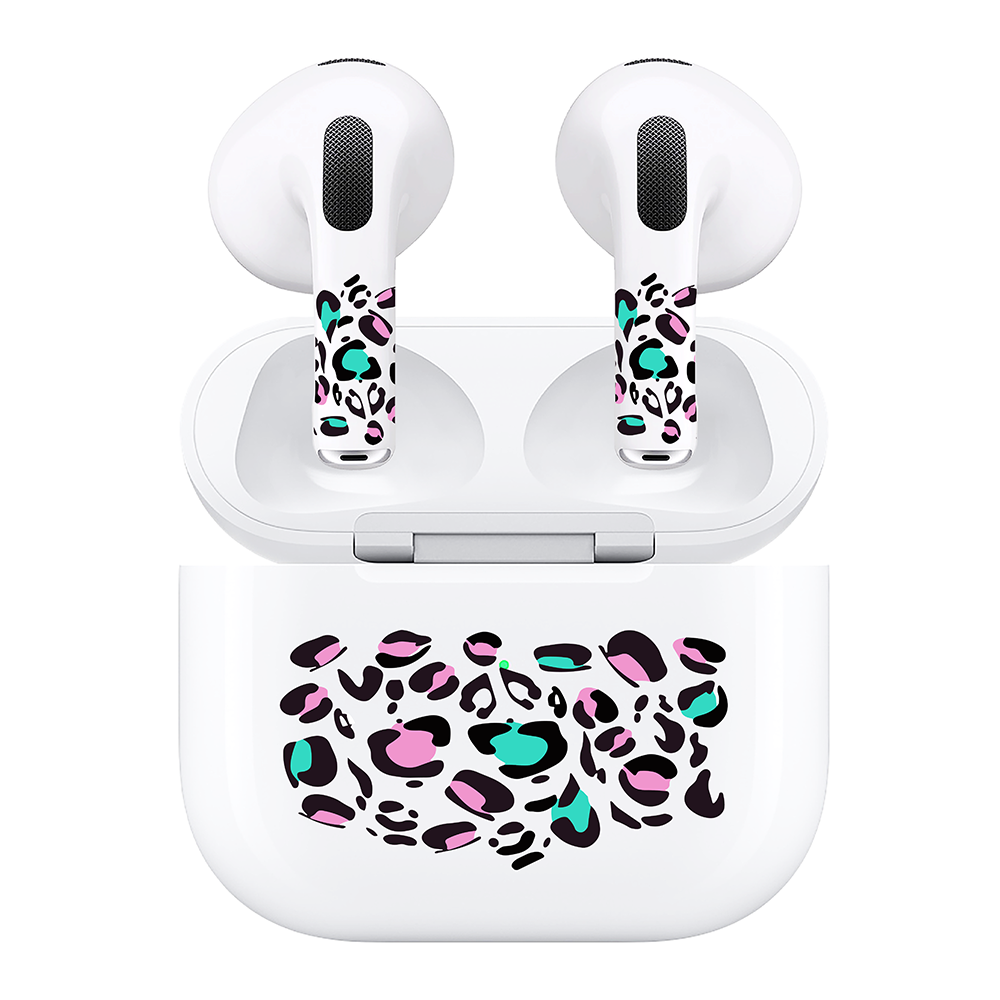 AirSkins - Compatible For AirPods 3 Earbuds & Case Leopard Print Headphone Skin