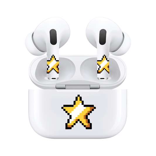 AirSkins - Compatible For AirPods 3 Earbuds & Case, Star Headphone Skin