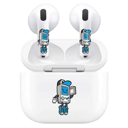 AirSkins - Compatible For AirPods 4 Earbuds & Case, Gameboy Headphone Skin