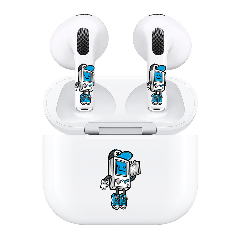 AirSkins - Compatible For AirPods 3 Earbuds & Case, Gameboy Headphone Skin