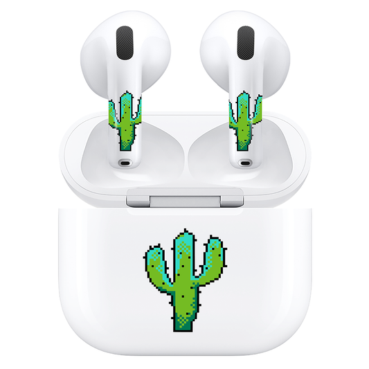 AirSkins - Compatible For AirPods 4 Earbuds & Case Cactus Headphone Skin
