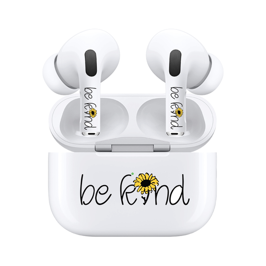 AirSkins - Compatible For AirPods 3 Earbuds & Case Be Kind Headphone Skin
