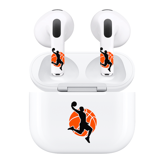 AirSkins - Compatible For AirPods 3 Earbuds & Case Basketball Player Headphone Skin