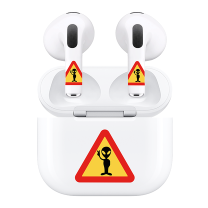 AirSkins - Compatible For AirPods 3 Earbuds & Case Alien Headphone Skin