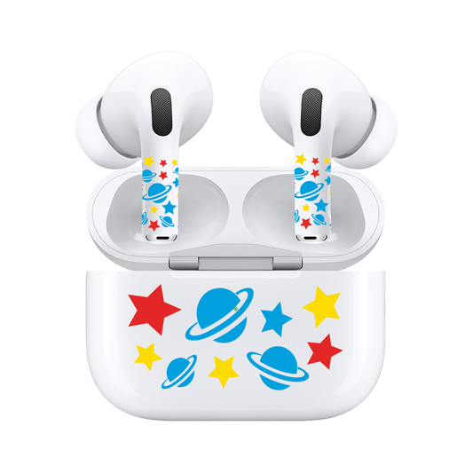 AirSkins - Compatible For AirPods 3 Earbuds & Case, Planets Headphone Skin