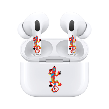 AirSkins - Compatible For AirPods 3 Earbuds & Case, Southwest Lizard Headphone Skin