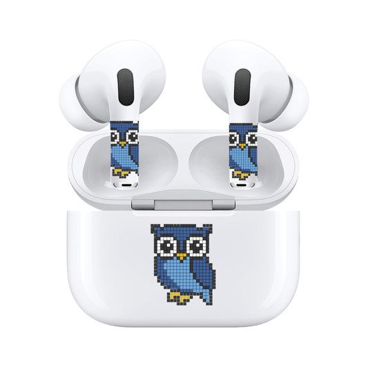 AirSkins - Compatible For AirPods 3 Earbuds & Case, Owl Headphone Skin