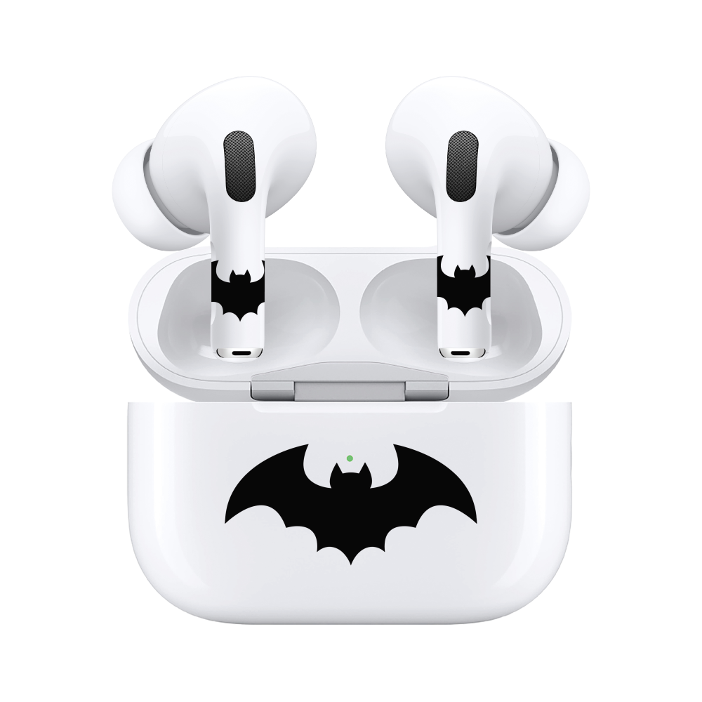 AirSkins - Compatible For AirPods 3 Earbuds & Case Bat Headphone Skin